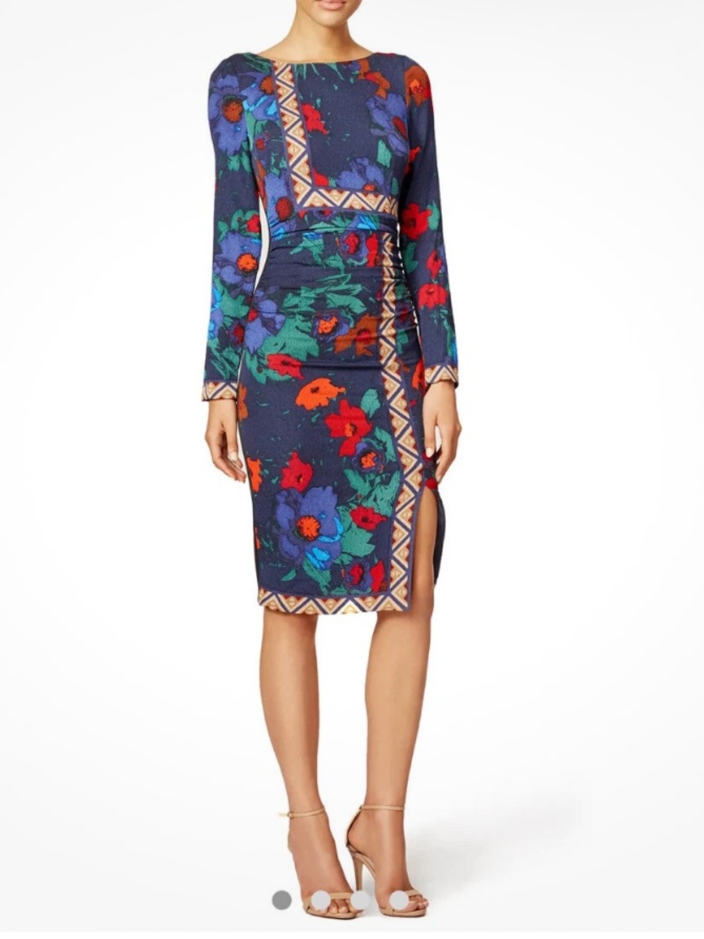 Anthropologie plenty by Tracy Reese stretch Floral  Midi Dress